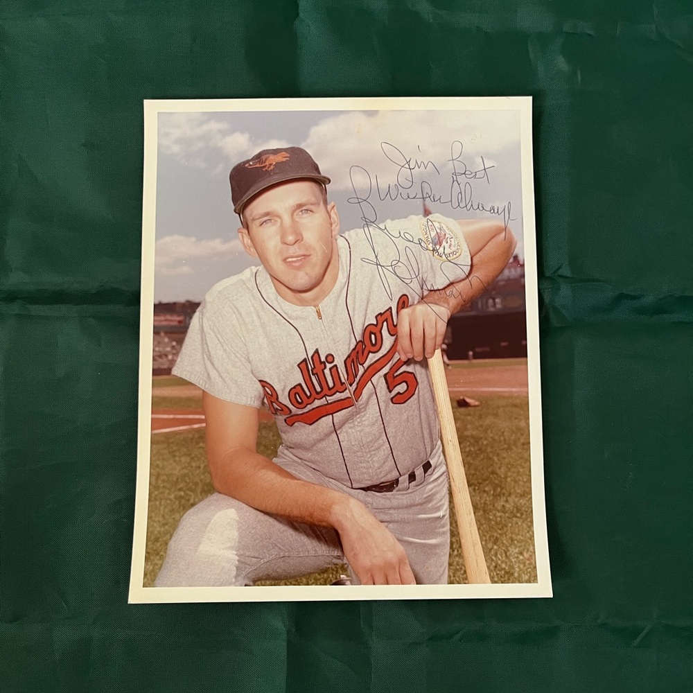 Brooks Robinson signed photo